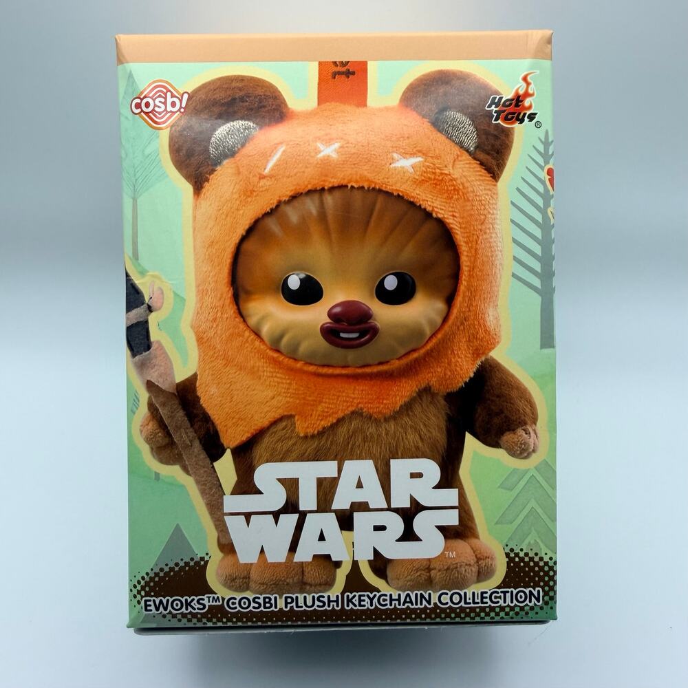 Hot Toys Star Wars Ewoks Cosb! Plush Keychain Blind Box Sealed